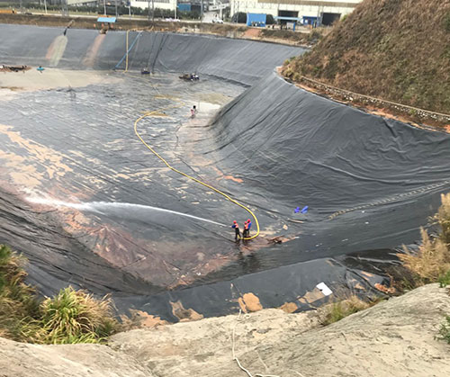 邗江废水池清理